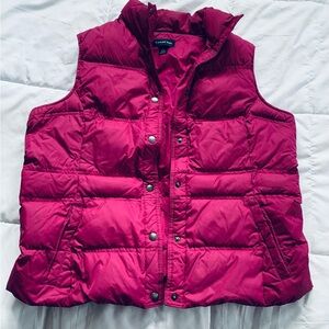 Lands End women’s down puffer vest